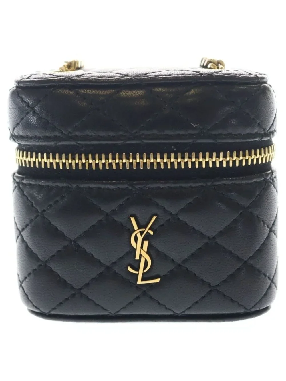 Saint Laurent Paris Micro Gabby Mini Handbag Lambskin Quilted Leather Pouch